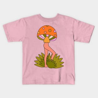Lady toadstool Kids T-Shirt